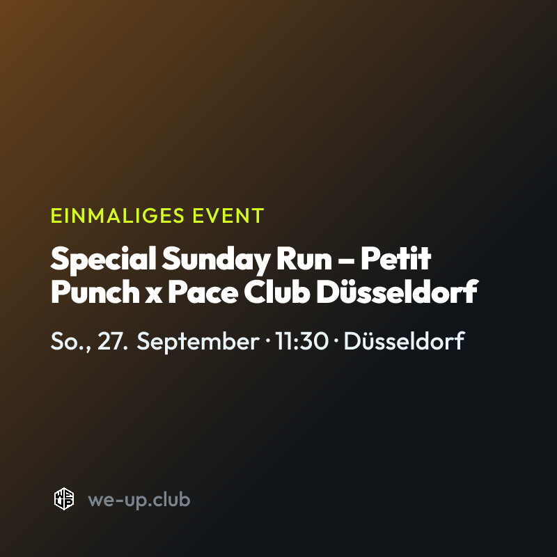 Special Sunday Run – Petit Punch x Pace Club Düsseldorf
